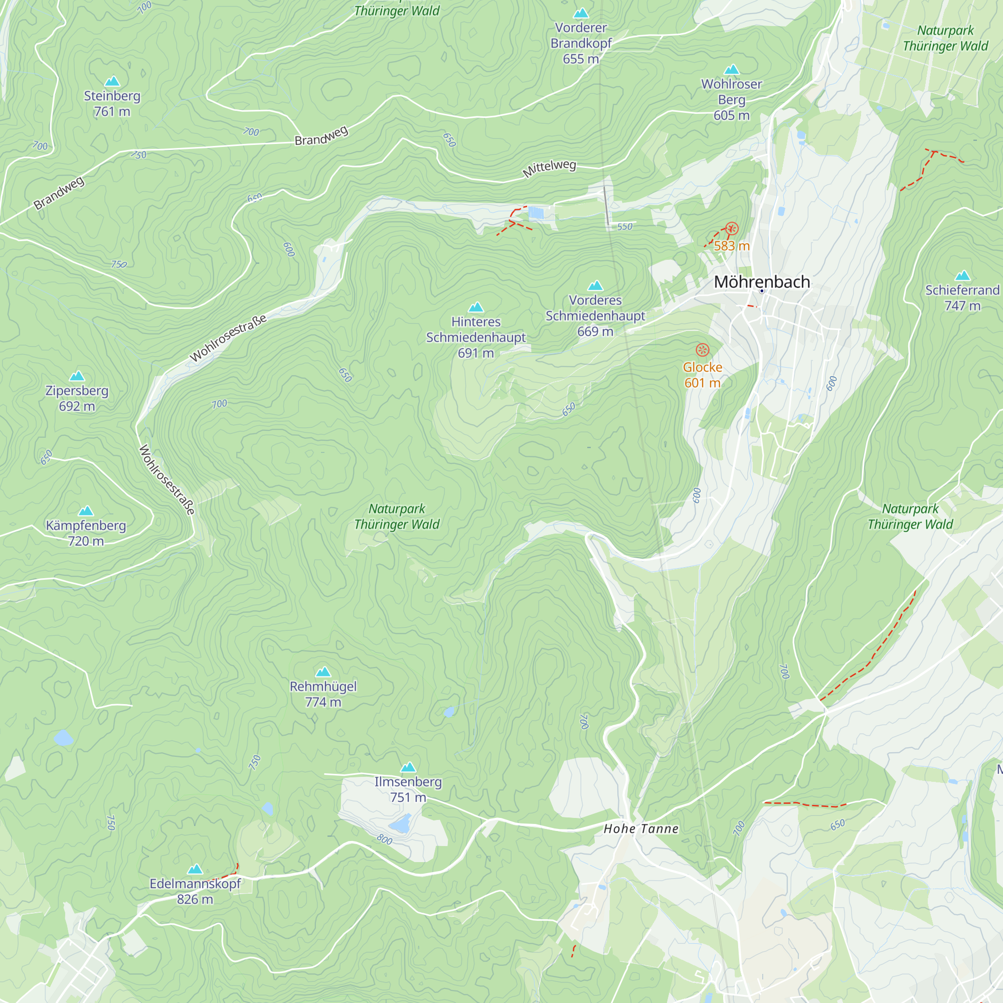 Weißbecker-Hütte map