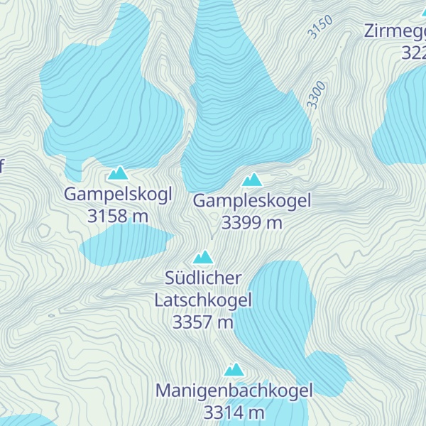 Map of Nördlicher Latschkogel
