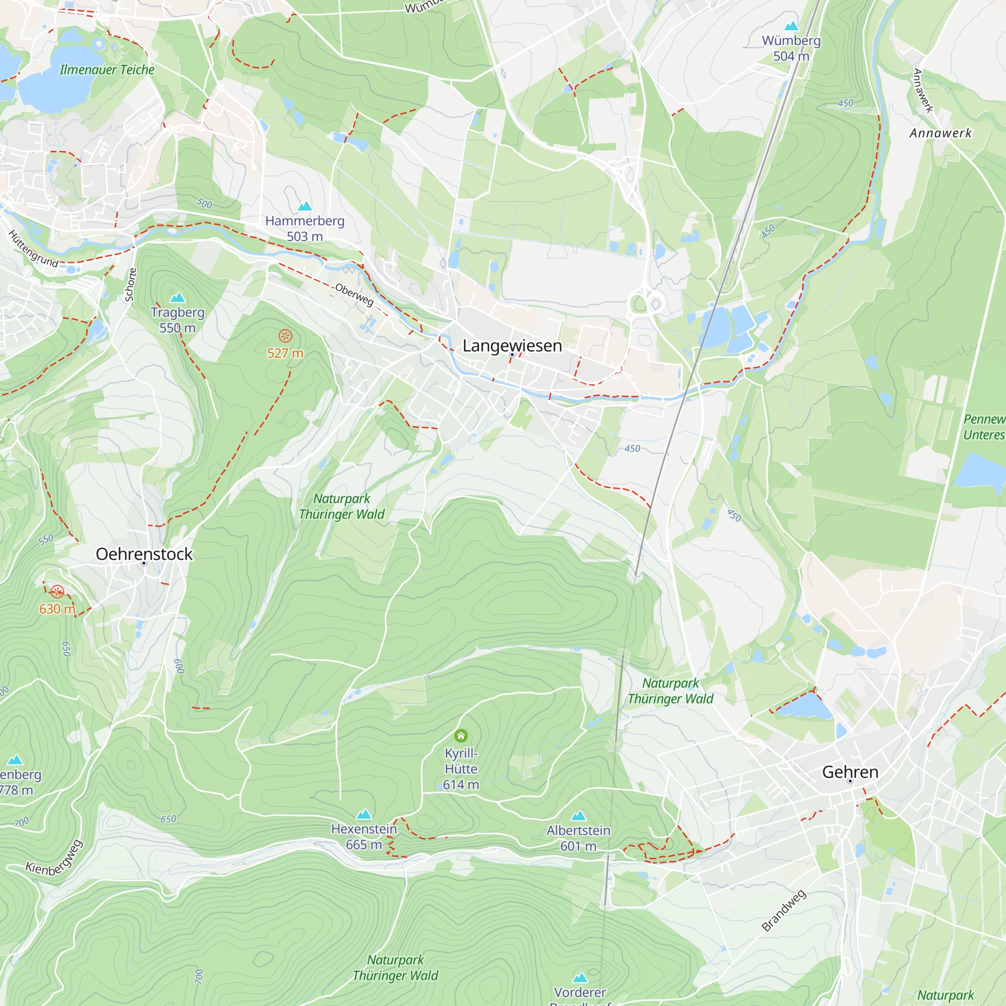 Rudolfshütte map