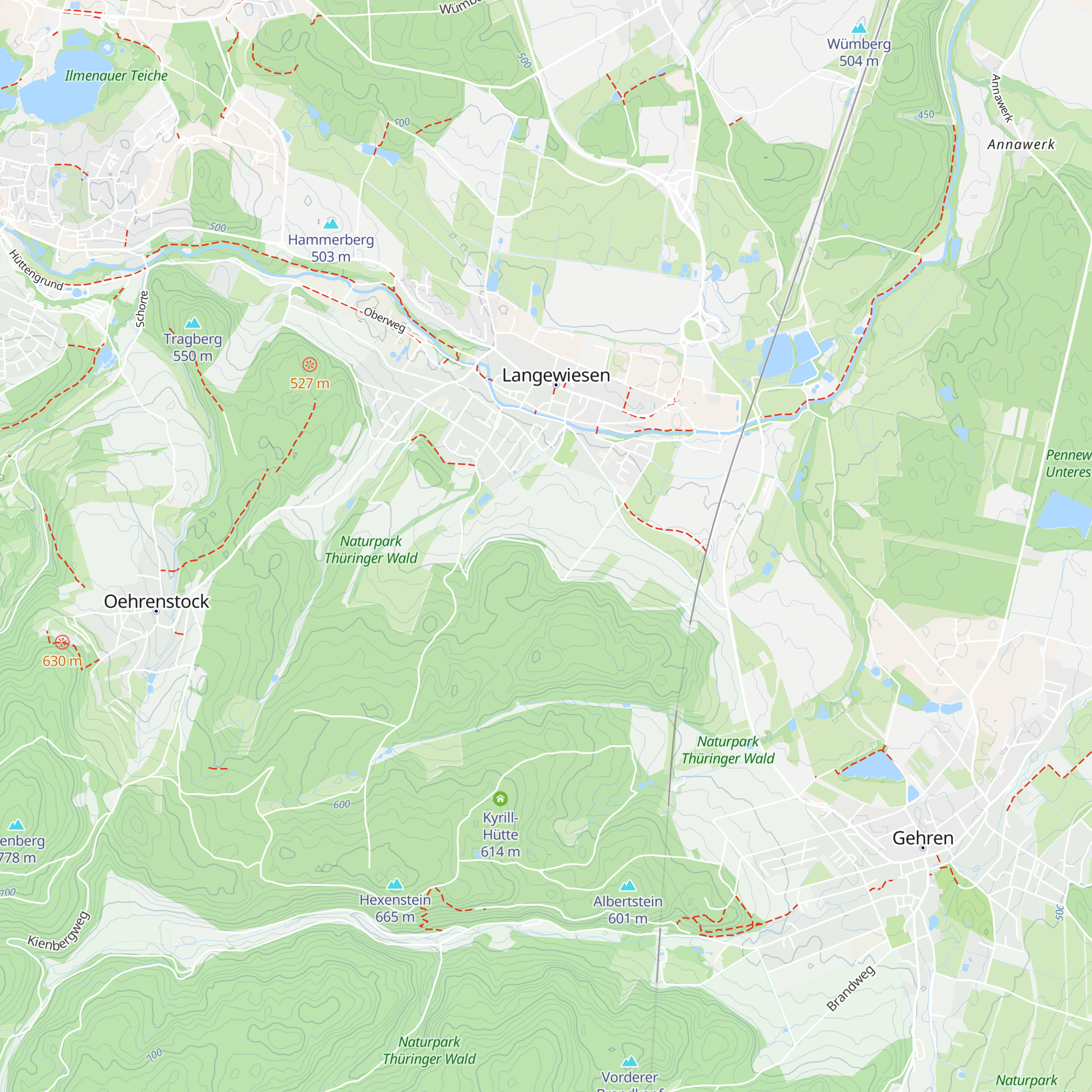 Rudolfshütte map