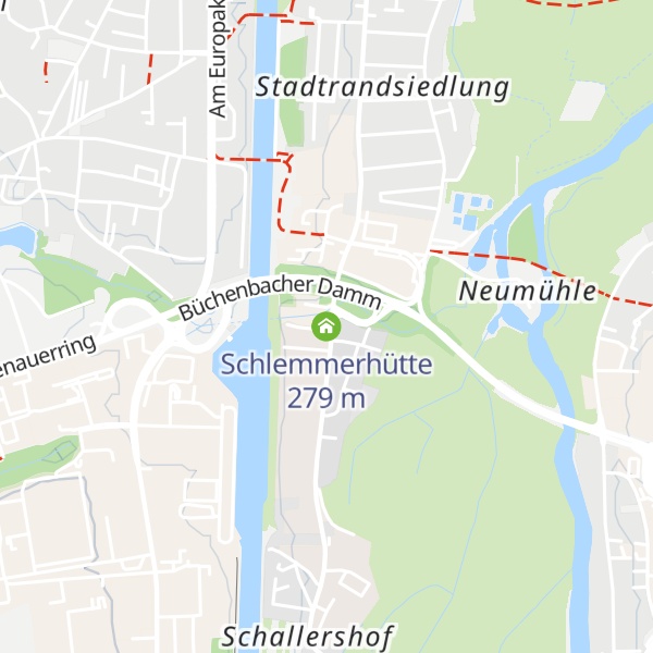Map of Schlemmerhütte