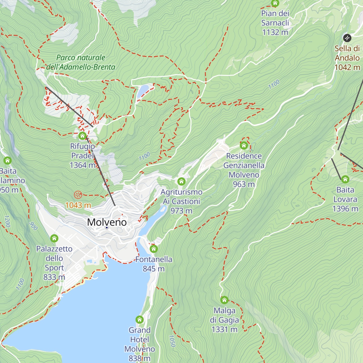 Agriturismo Ai Castioni map