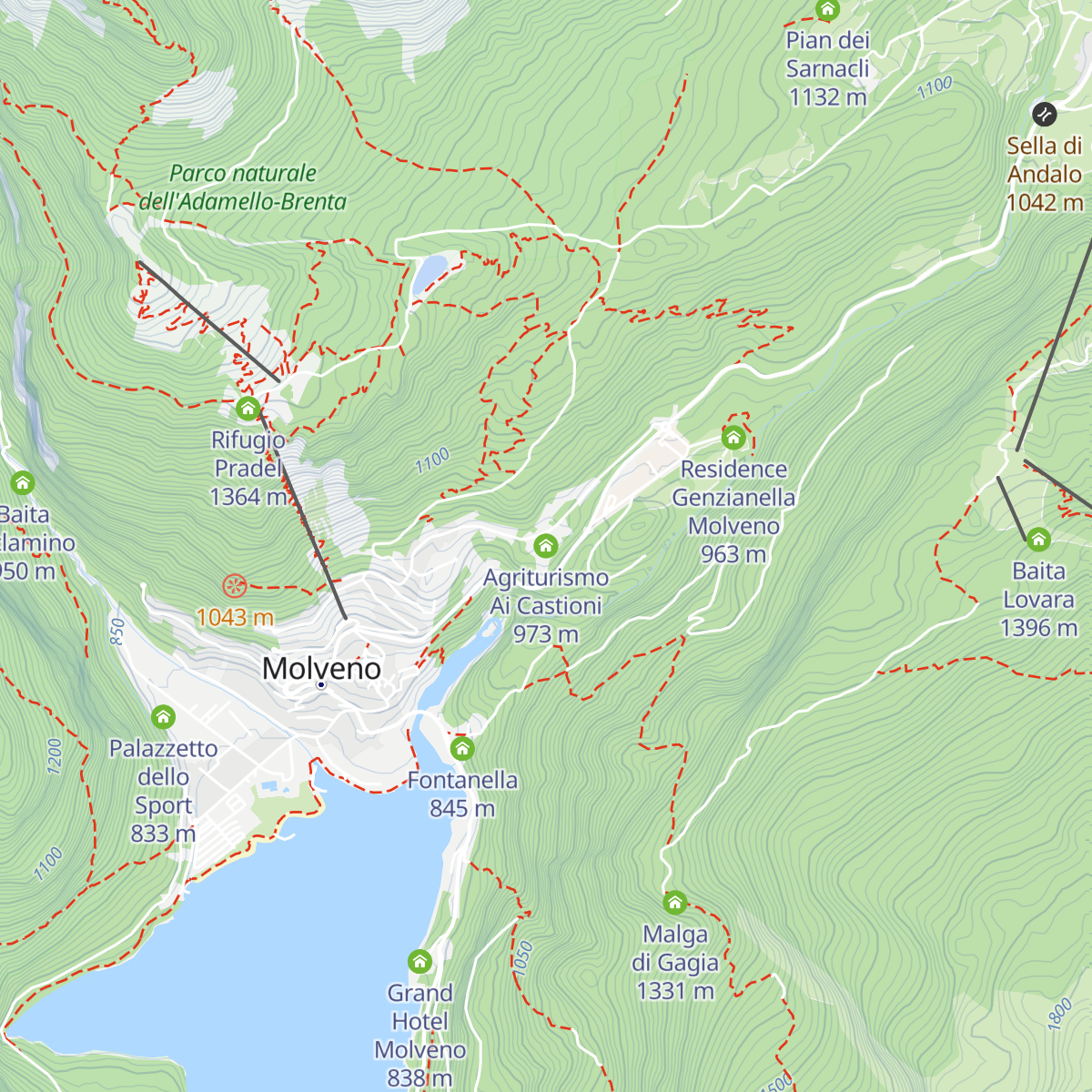 Agriturismo Ai Castioni map