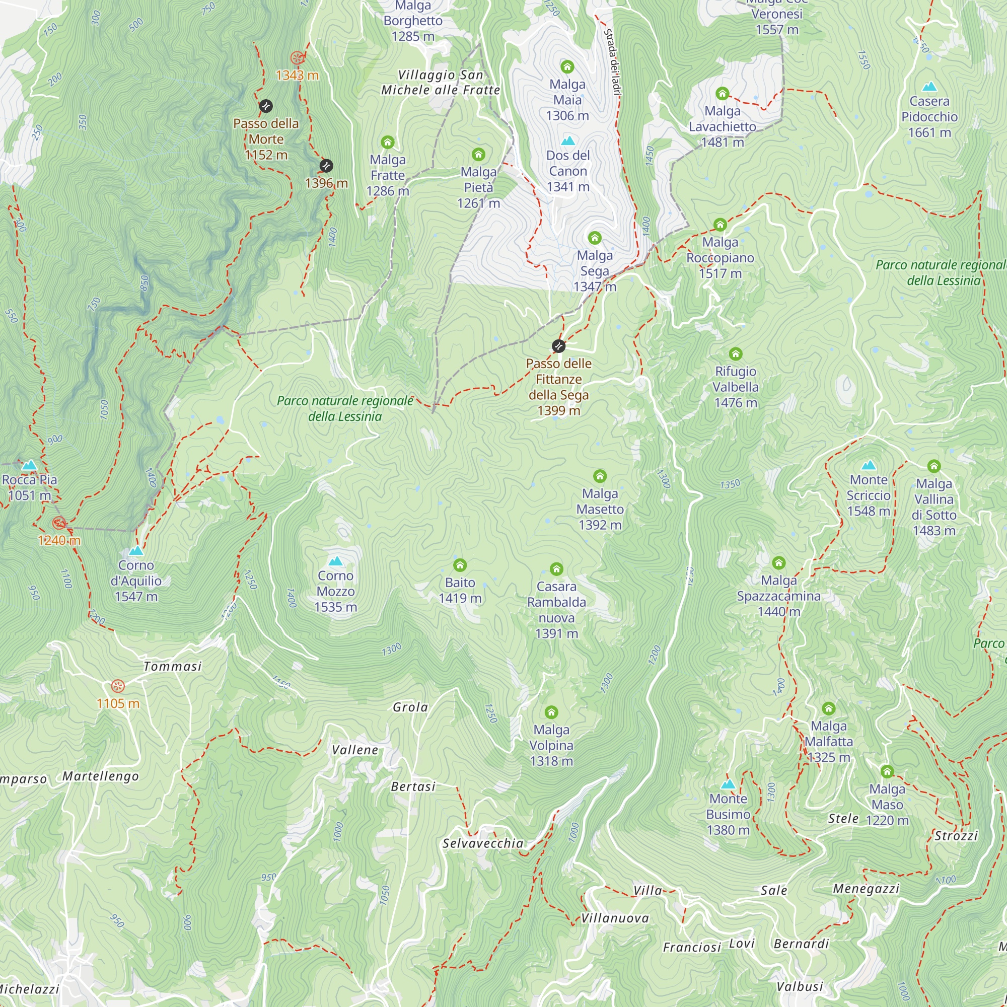 Baito vecchio map