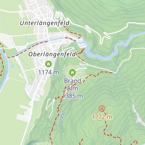 Map of Brand Alm