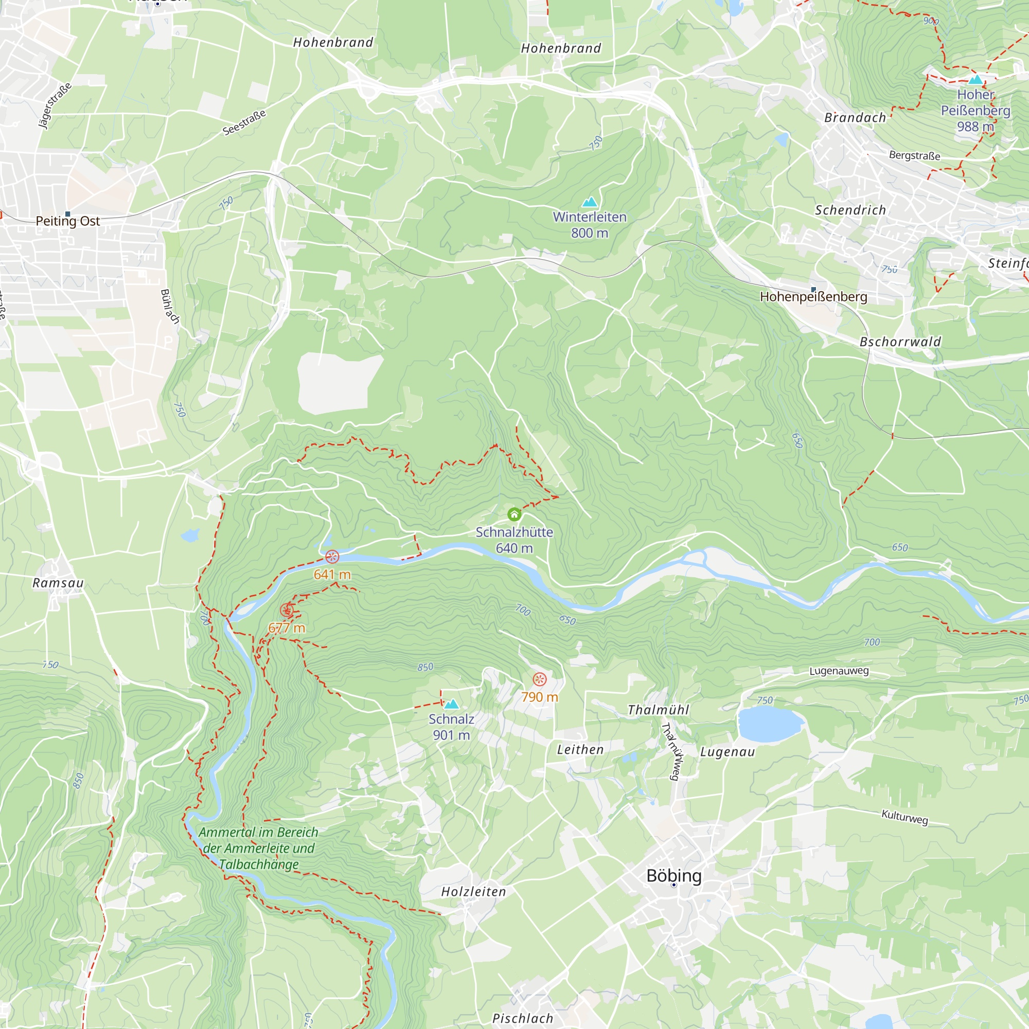 Schnalzhütte map