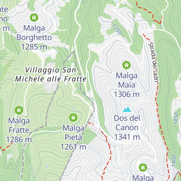Map of GIULIO Mountain B&B