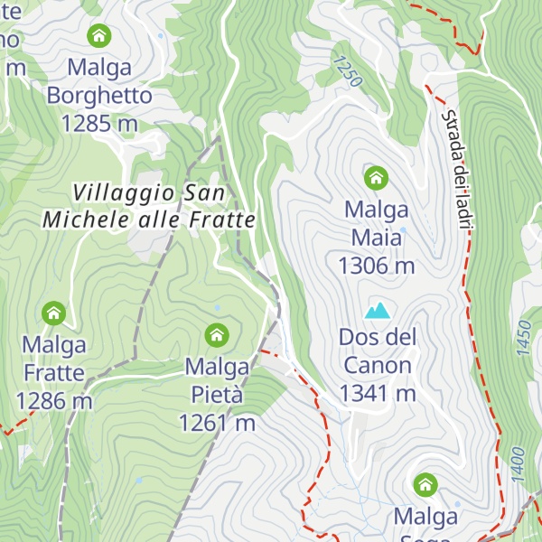 Map of Dimora storica Tabarelli De Fatis