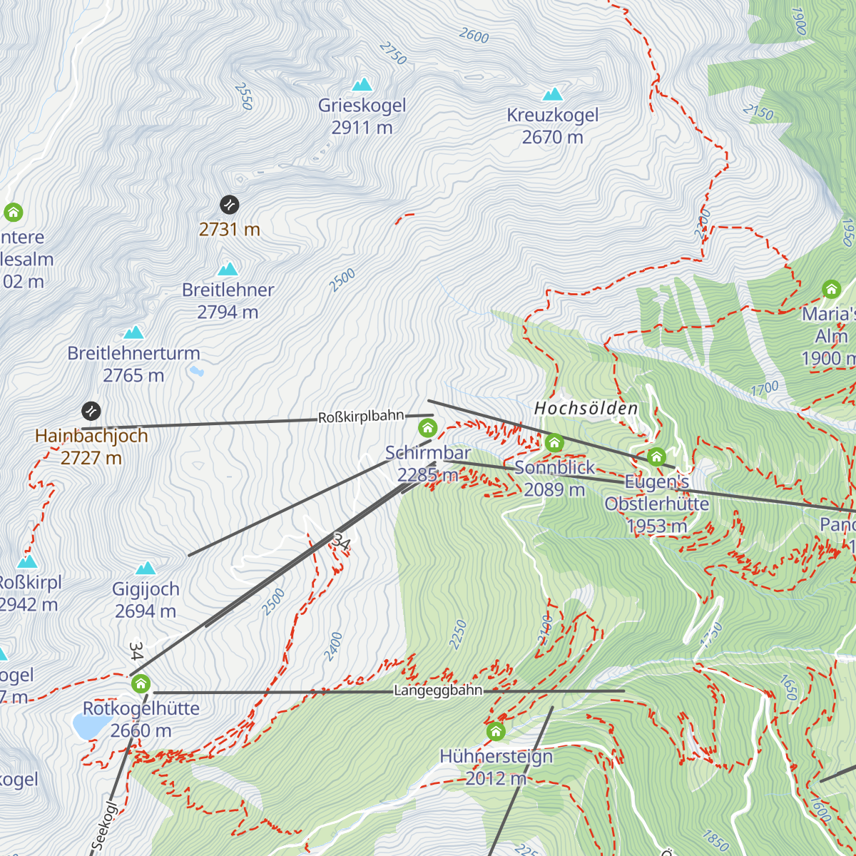 Schirmbar map