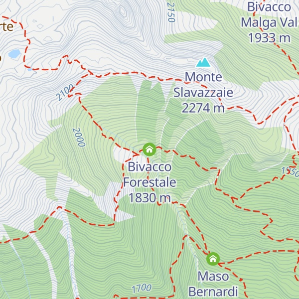 Map of Bivacco Forestale