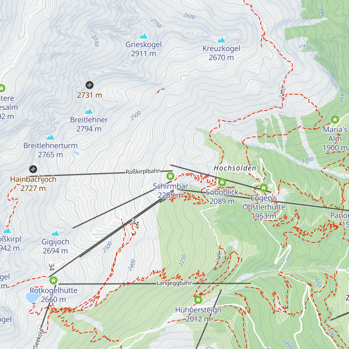 Wirtshaus Giggijoch map