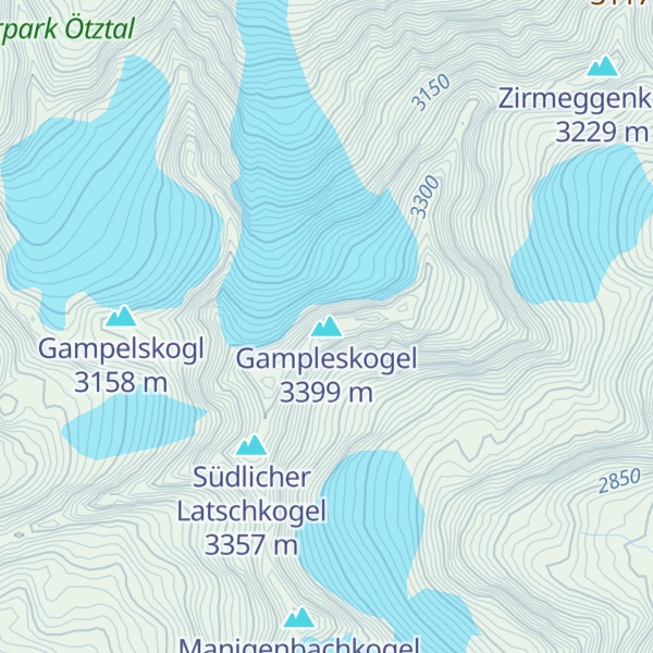 Map of Gampleskogel