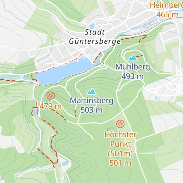 Map of Martinsberg