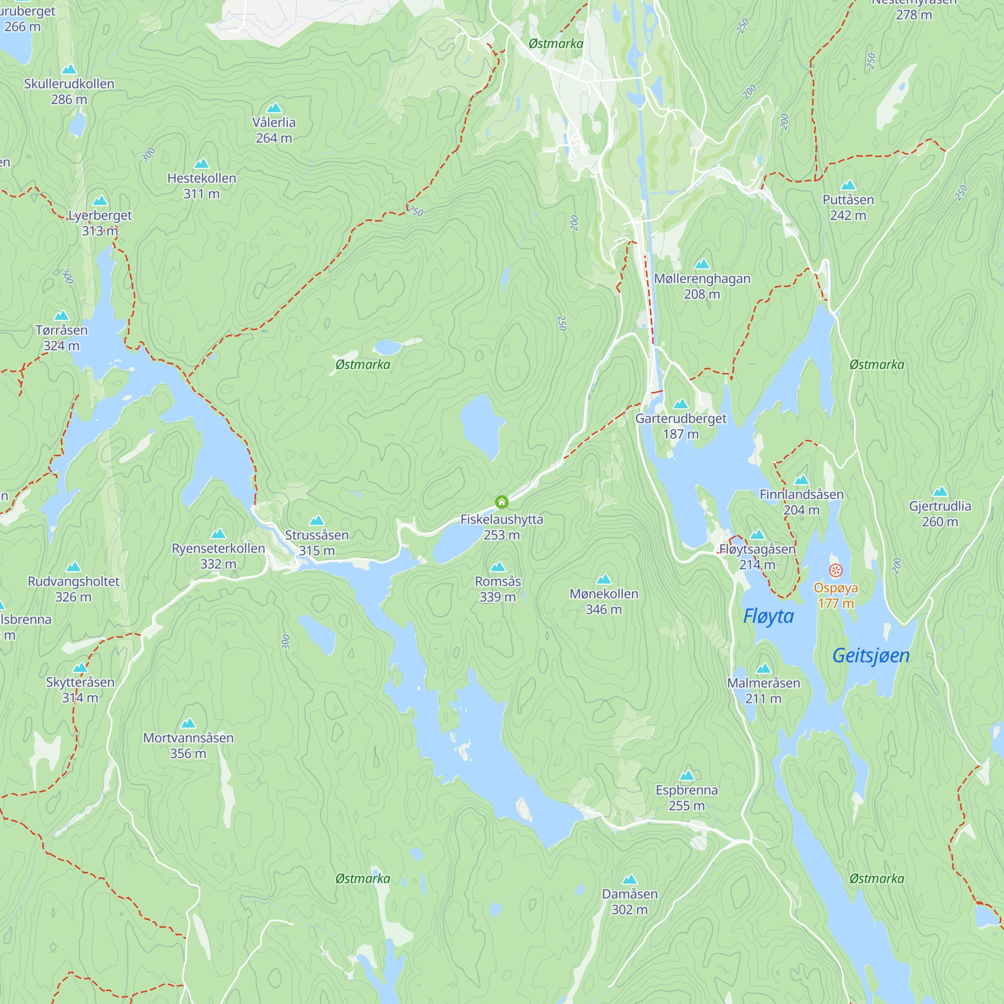Fiskelaushytta map