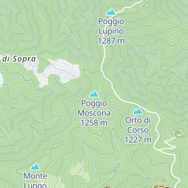 Map of Poggio Moscona