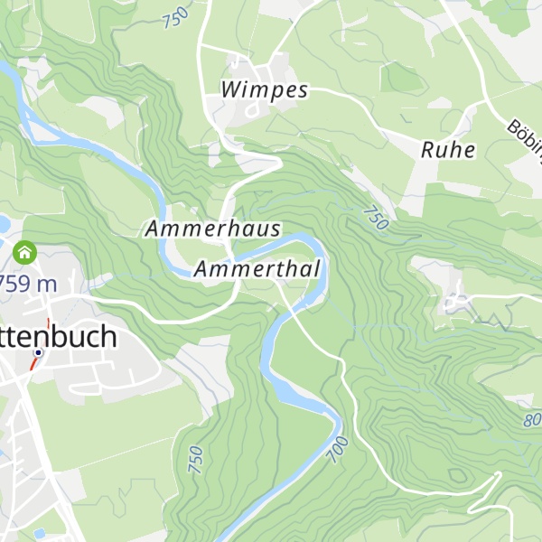 Map of Ammermühle