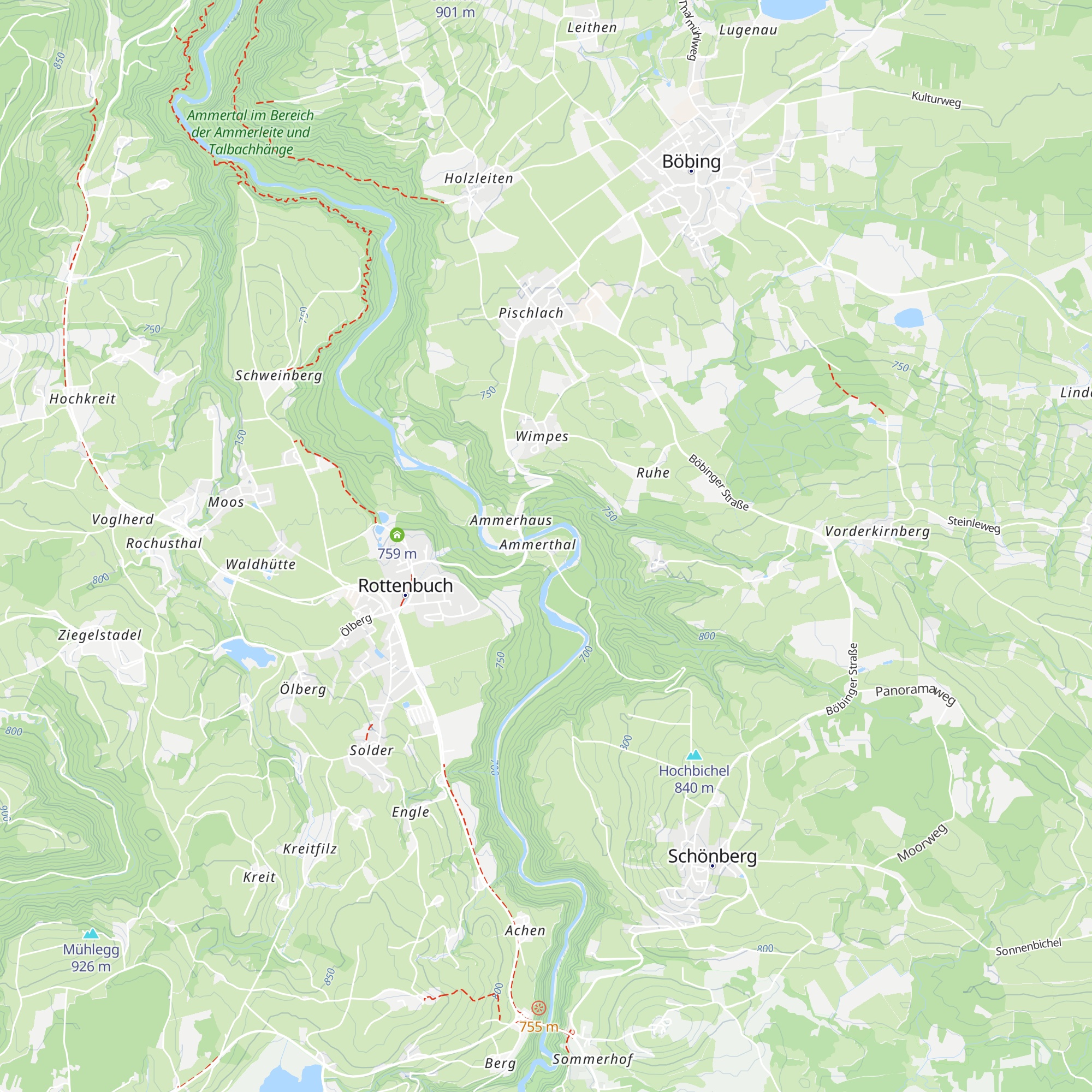 Ammermühle map