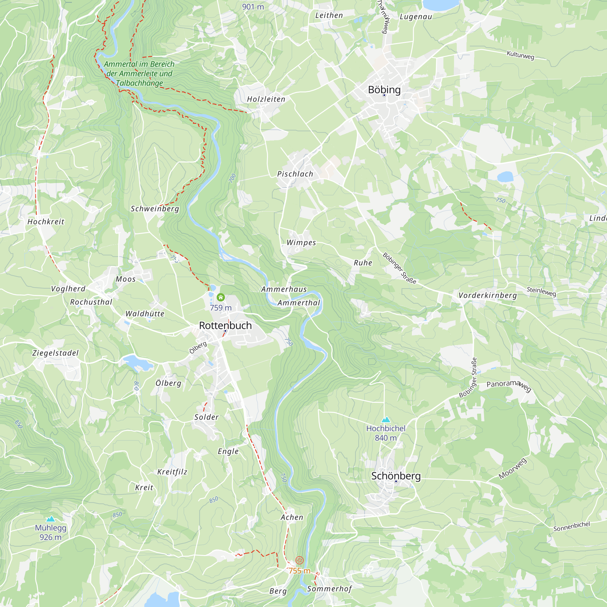 Ammermühle map