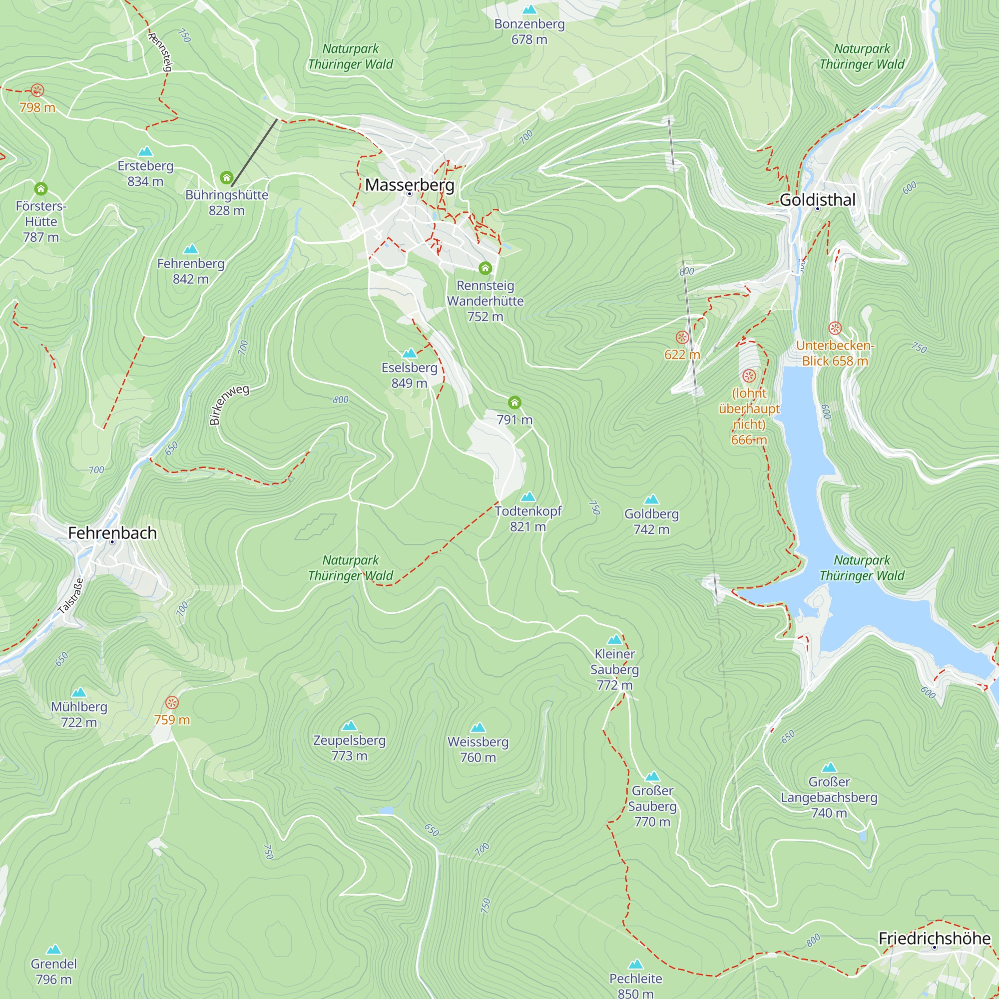 Heidehütte map