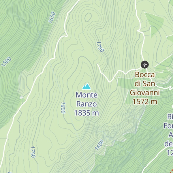 Map of Monte Ranzo
