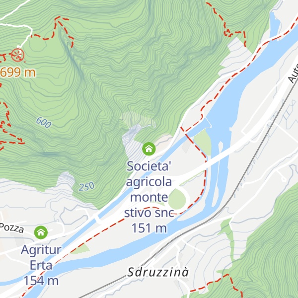 Map of Societa' agricola monte stivo snc