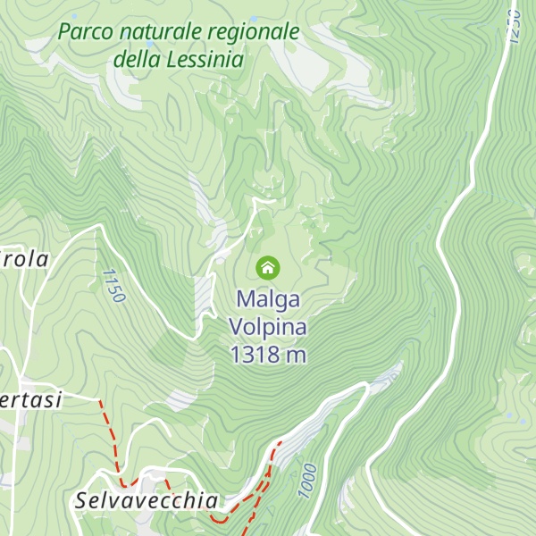 Map of Malga Volpina