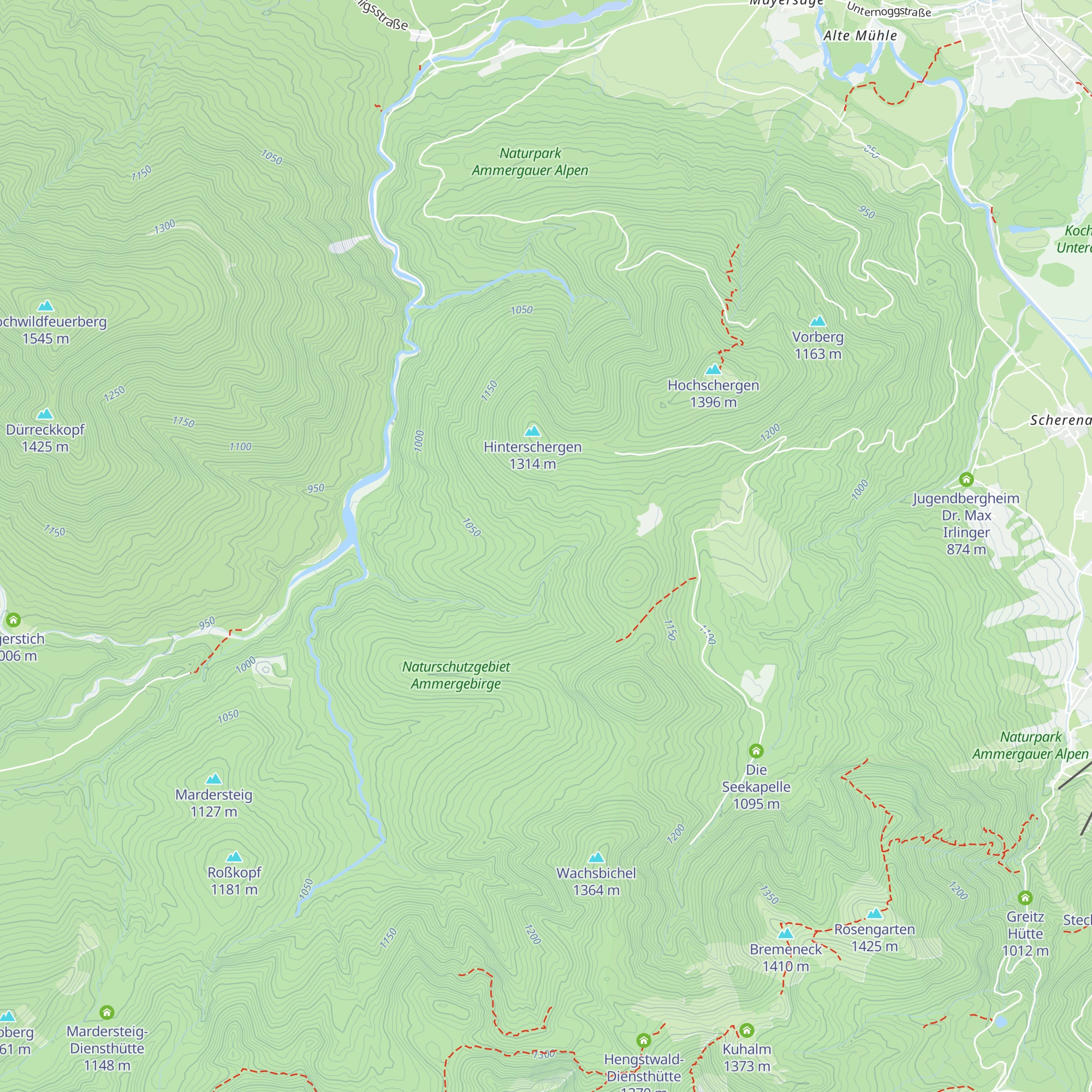 Holzerhütte map
