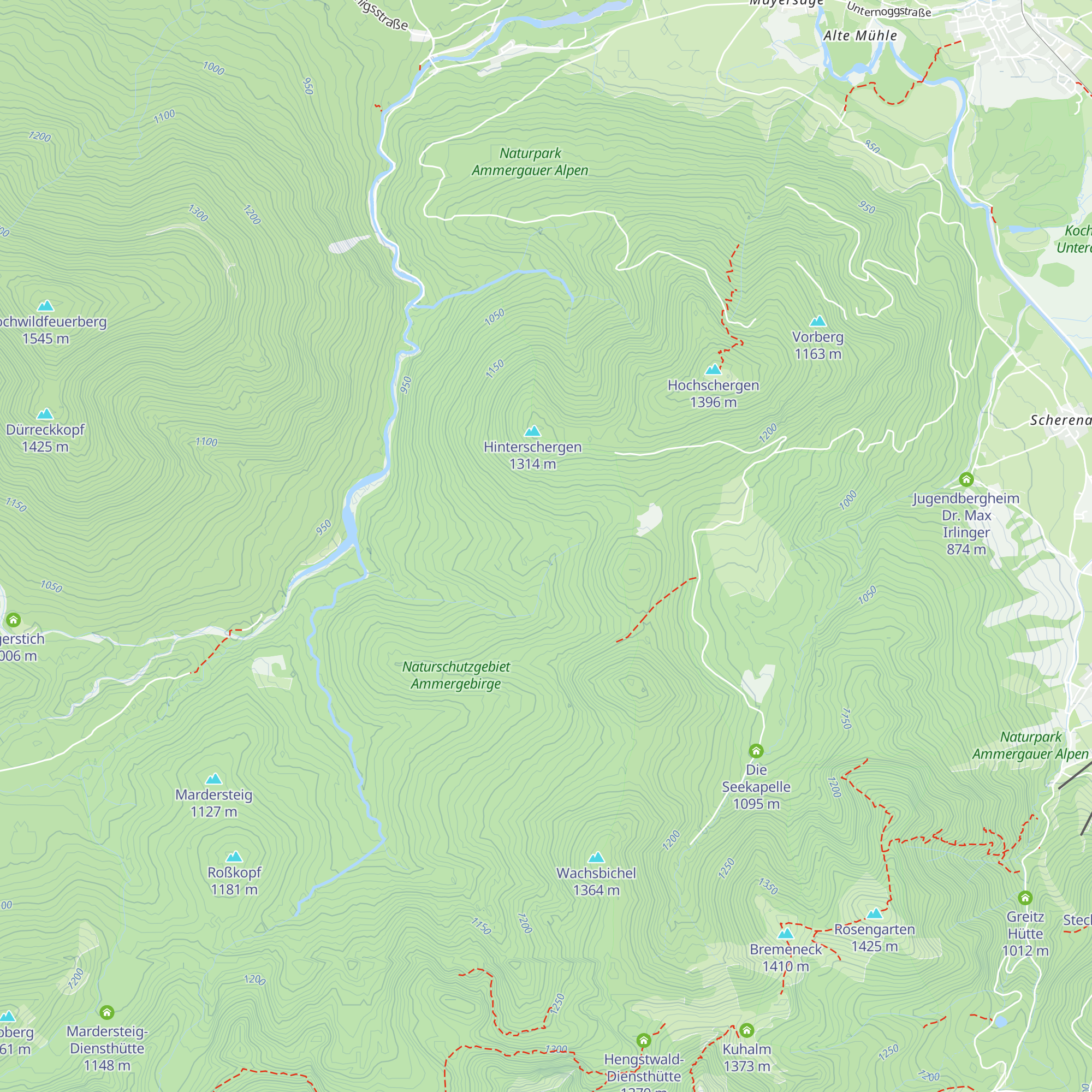 Holzerhütte map
