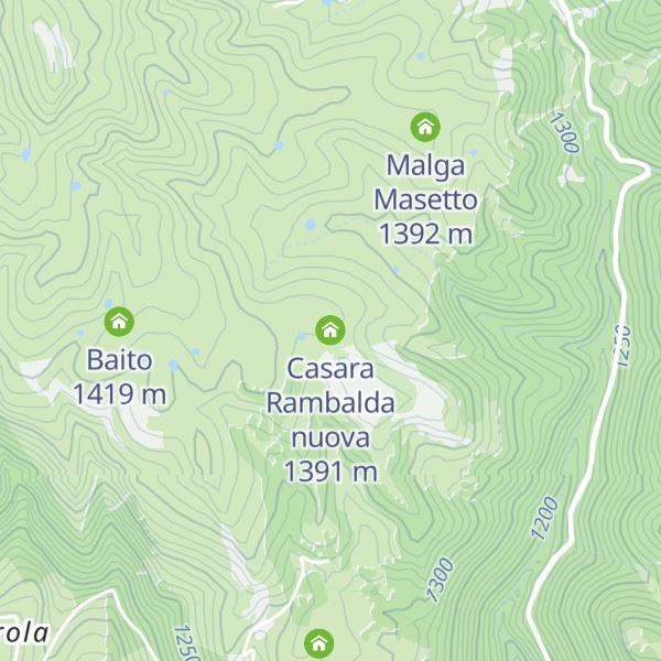 Map of Casara Rambalda nuova