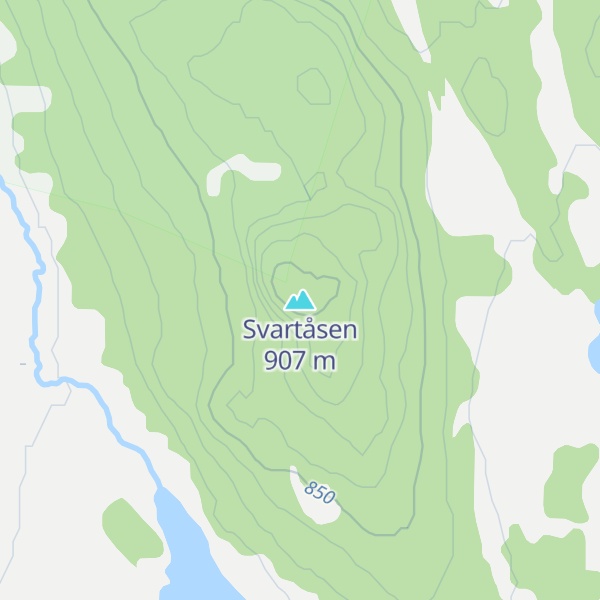Map of Svartåsen
