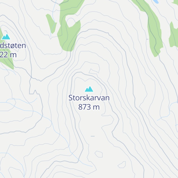 Map of Storskarvan