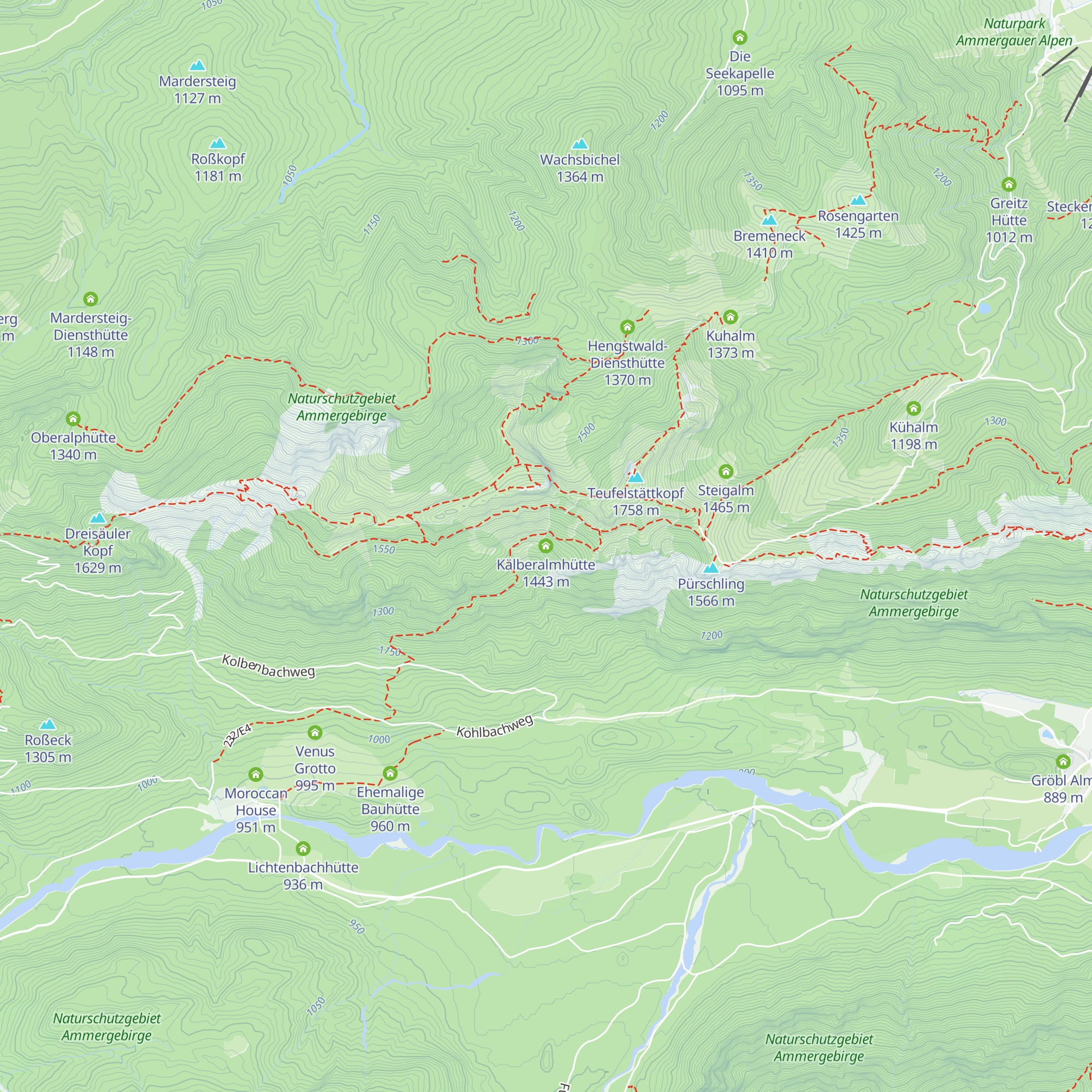 Kälberalmhütte map