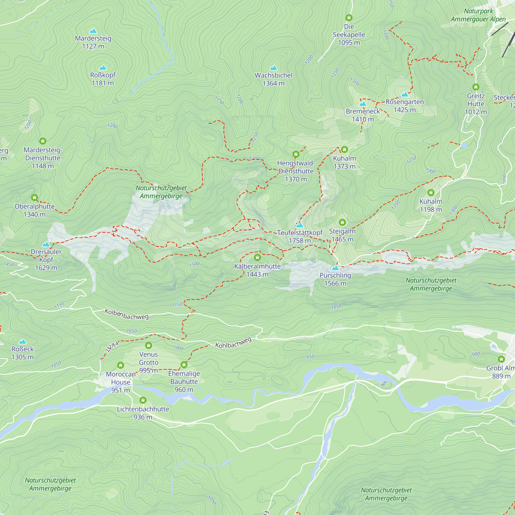 Kälberalmhütte map