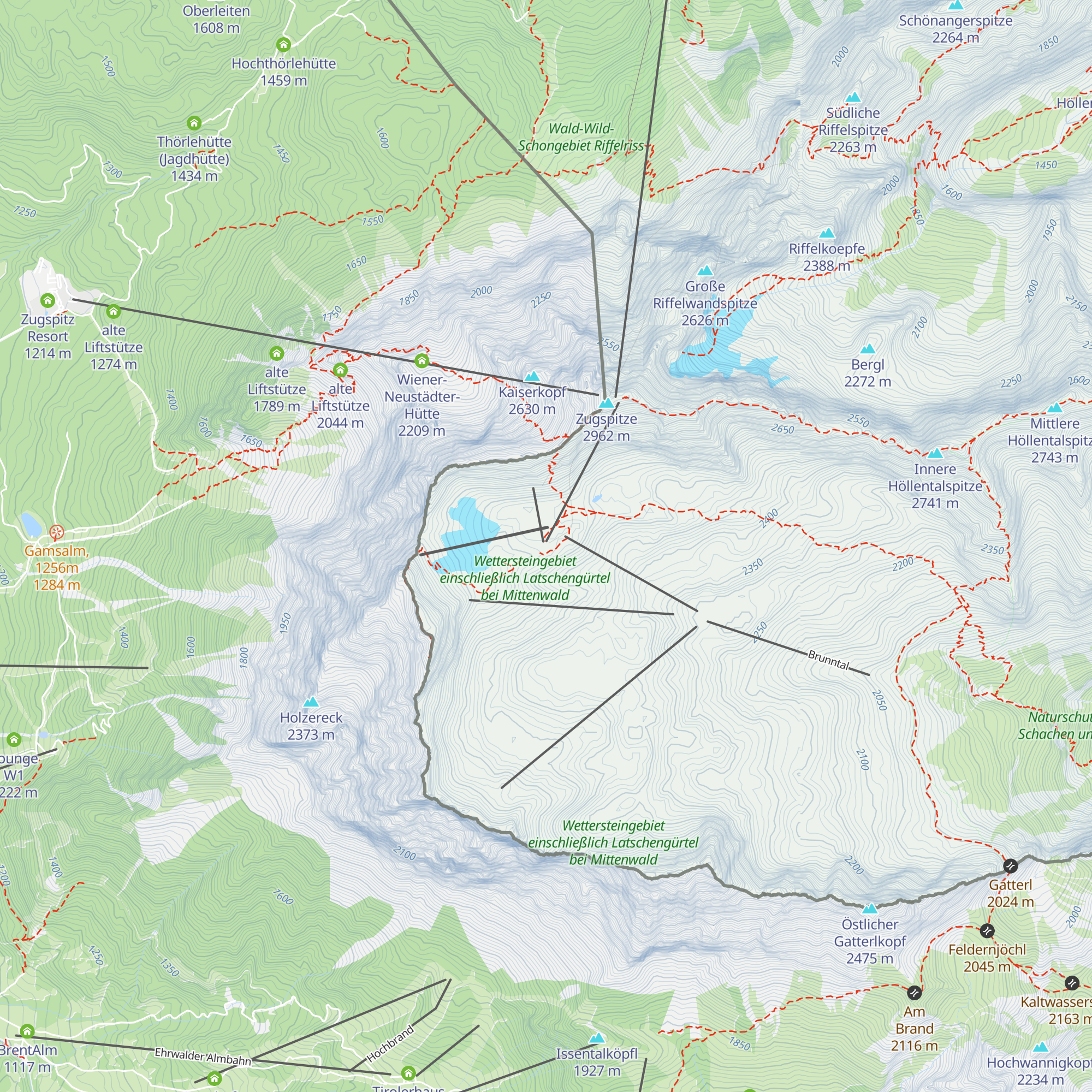 Gletscherrestaurant SonnAlpin map