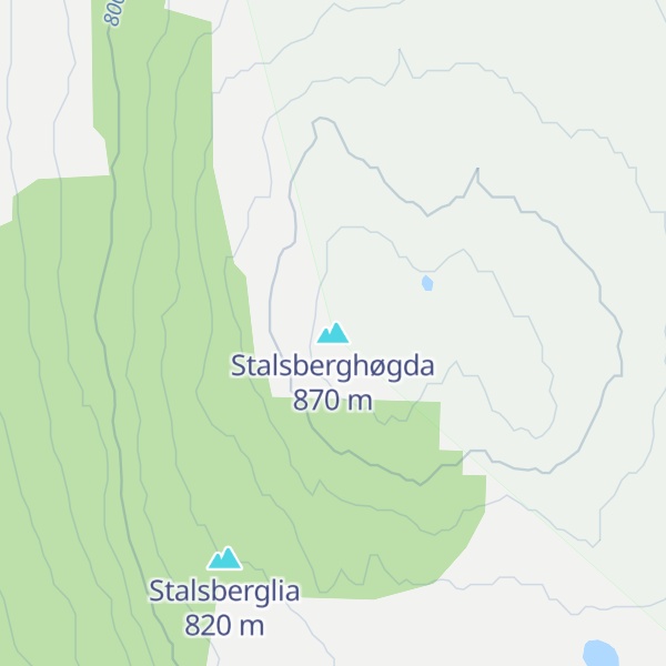 Map of Stalsberghøgda