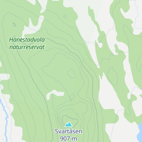 Map of Mjovassåsen