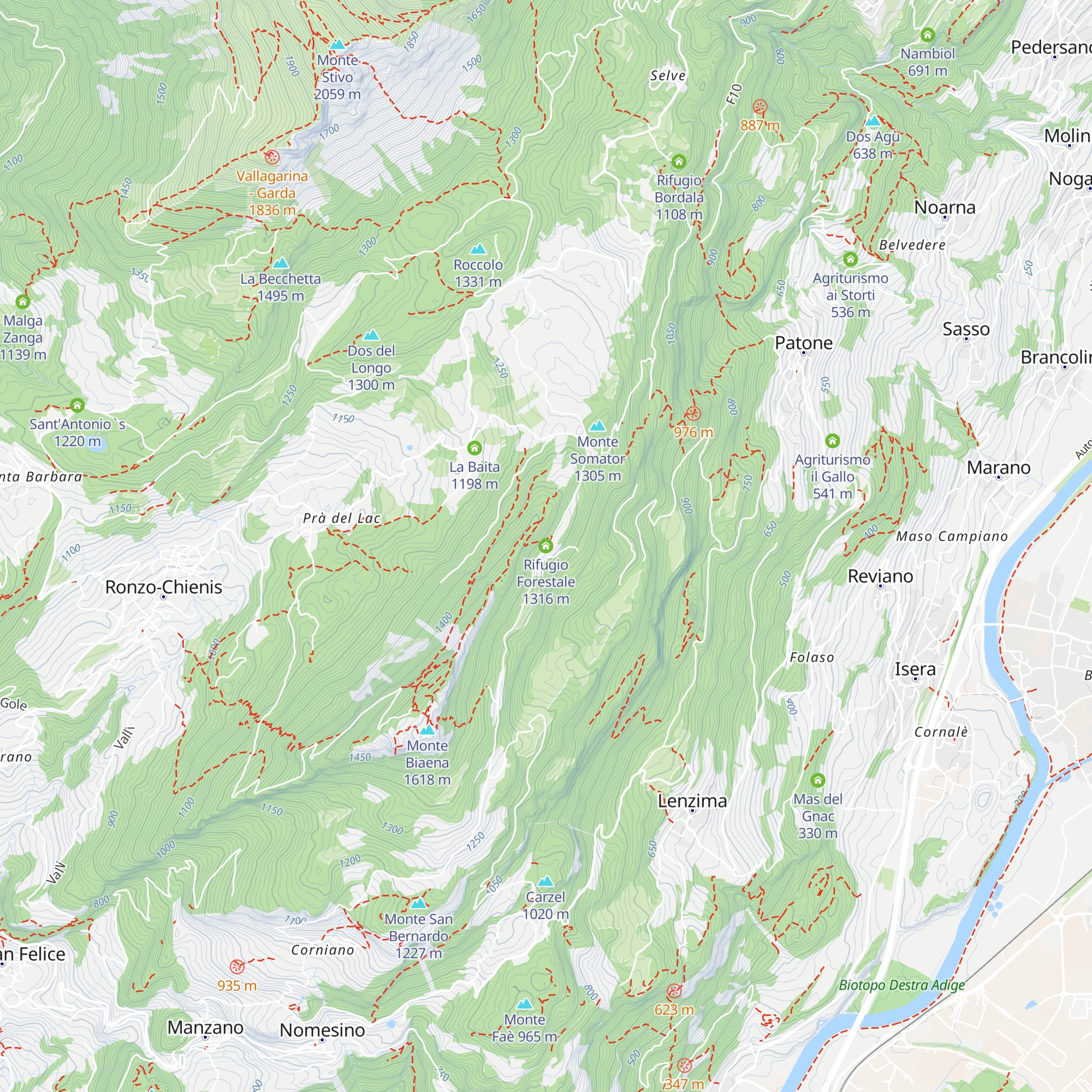 Rifugio Forestale map