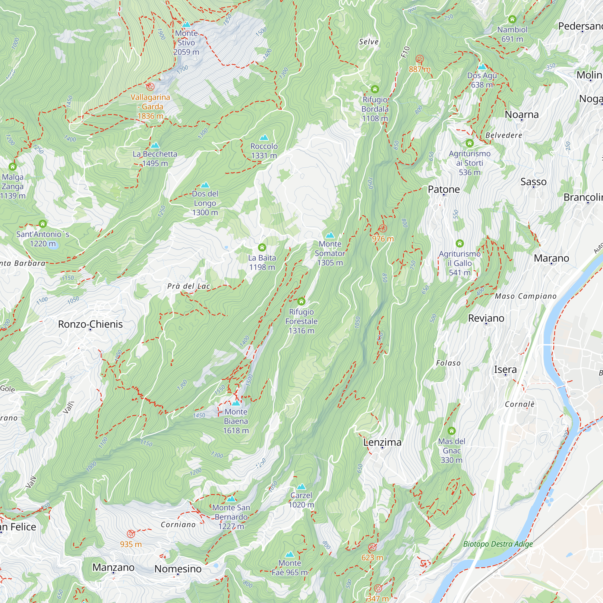 Rifugio Forestale map