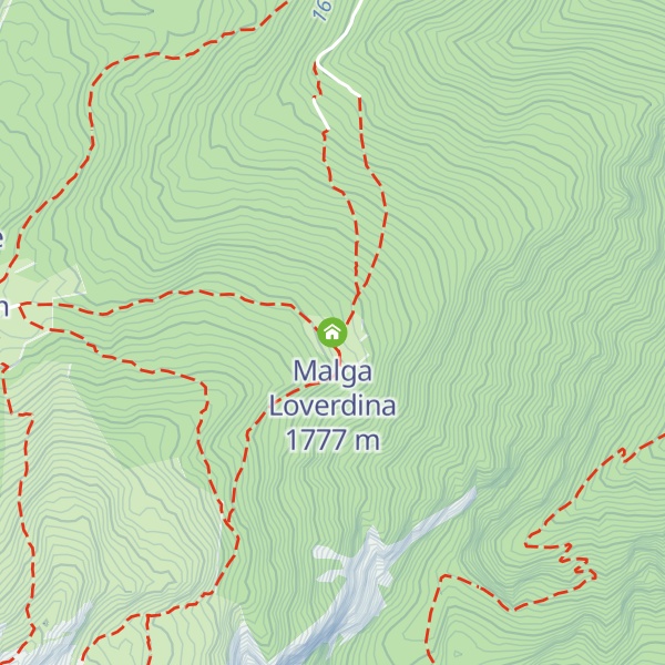 Map of Malga Loverdina