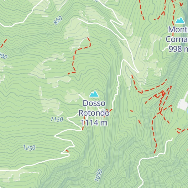 Map of Dosso Rotondo