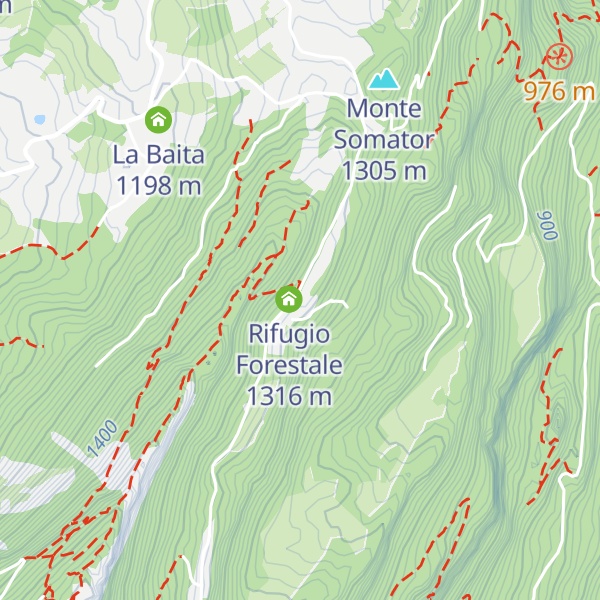 Map of Malga Somator