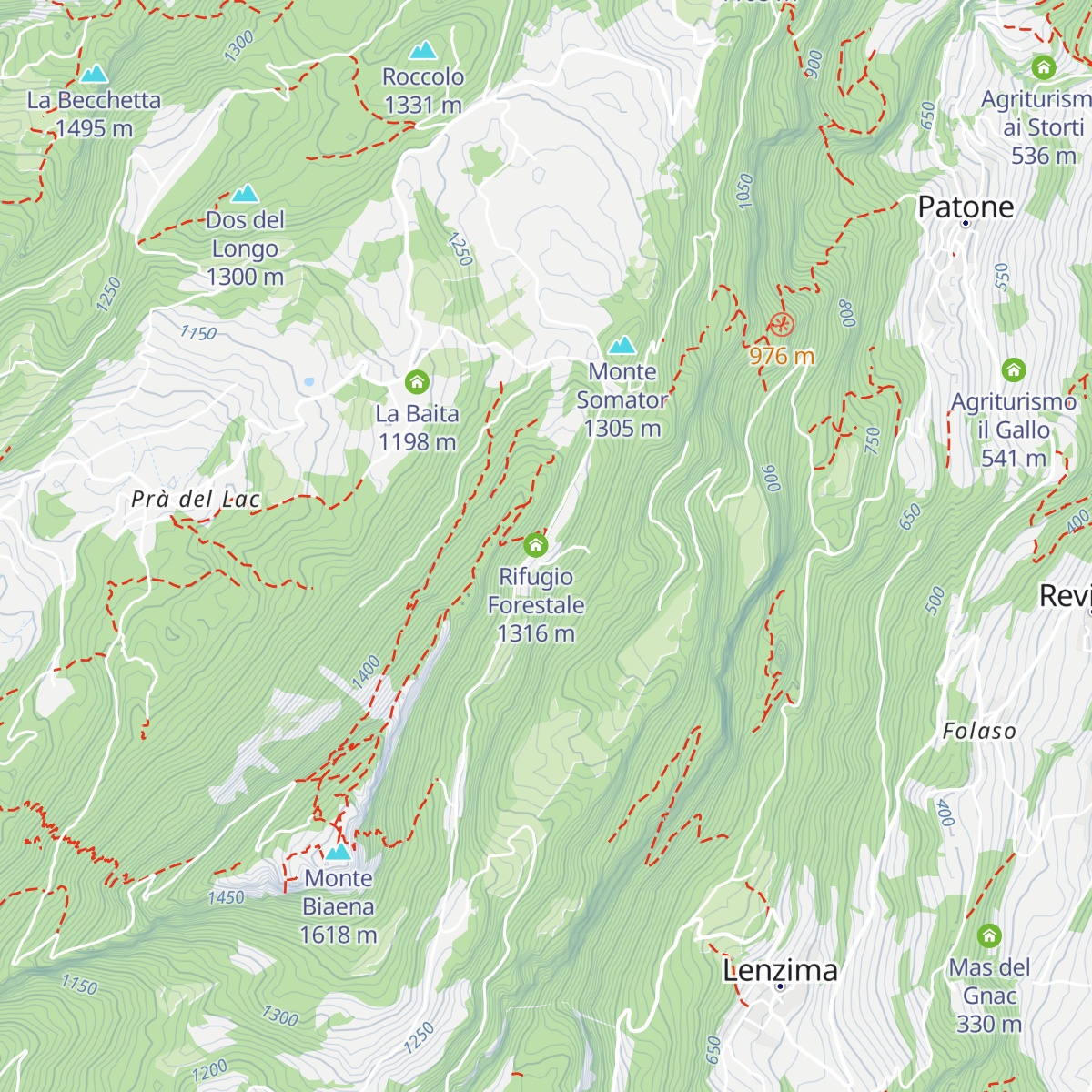 Malga Somator map