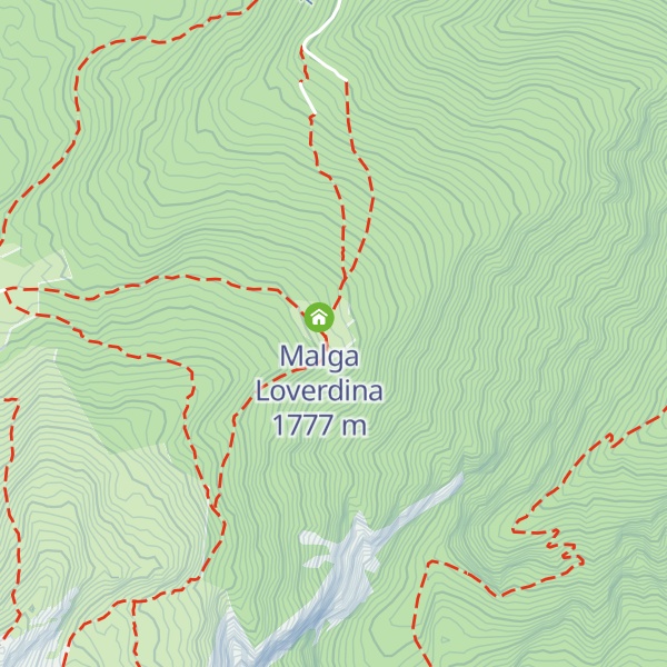 Map of Malga di Loverdina