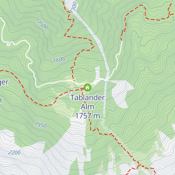 Map of Tablander Alm