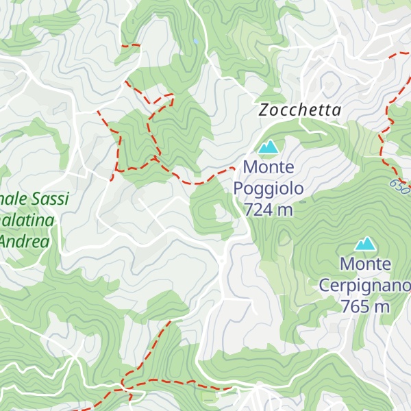 Map of Monte Roppio