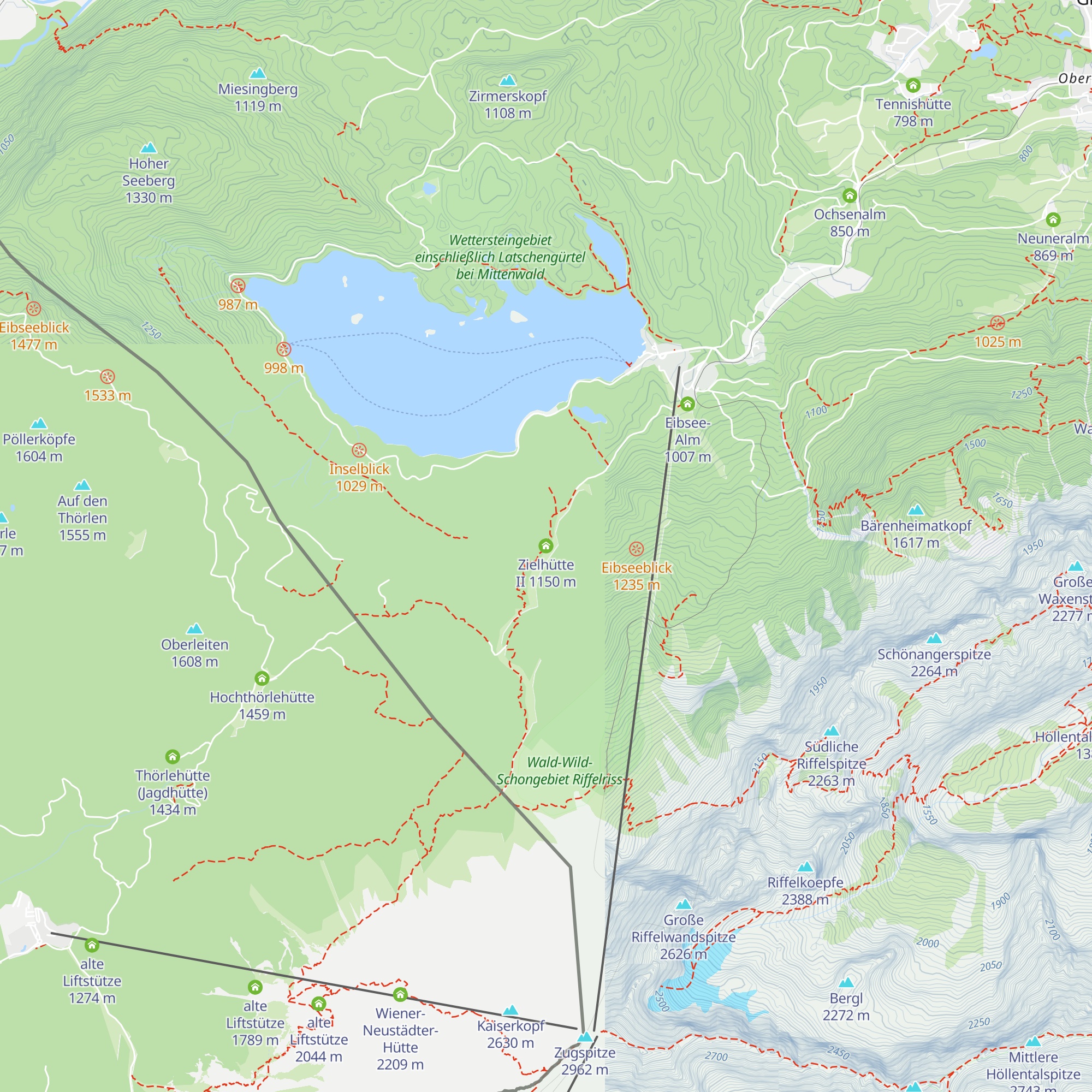 Zielhütte II map