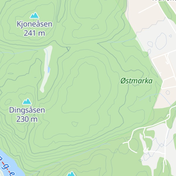 Map of Bråtaåsen