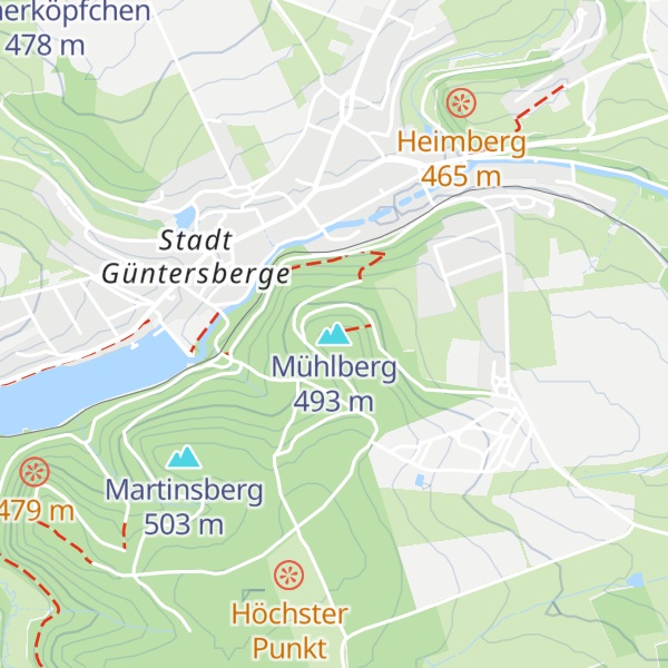 Map of Mühlberg