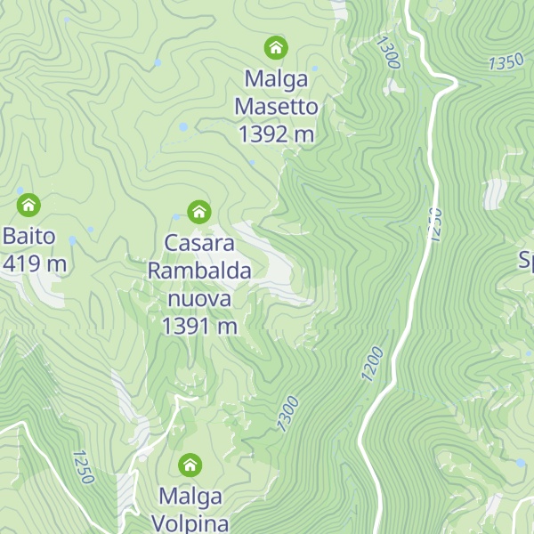 Map of Casara Rambalda vecchia