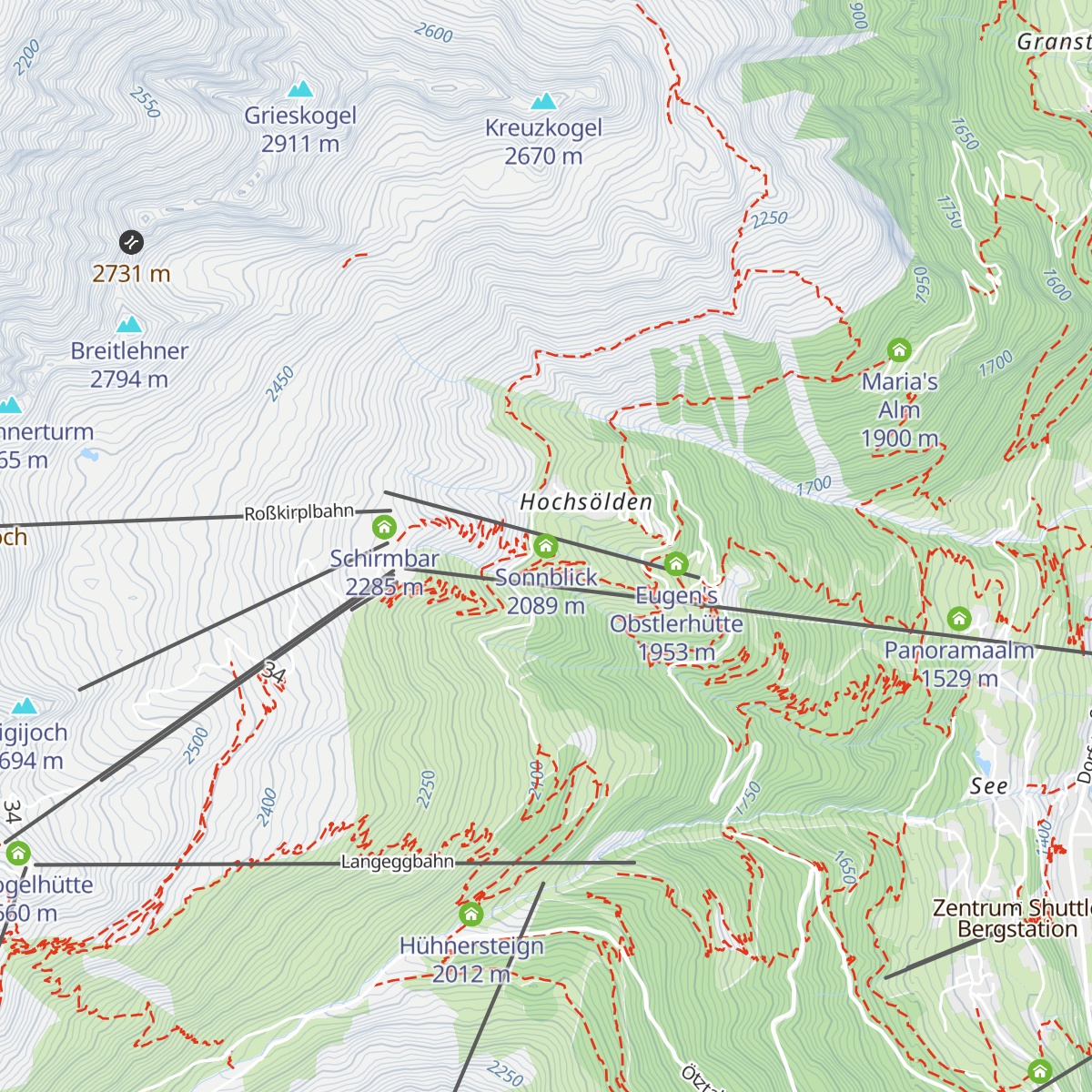 Sonnblick map